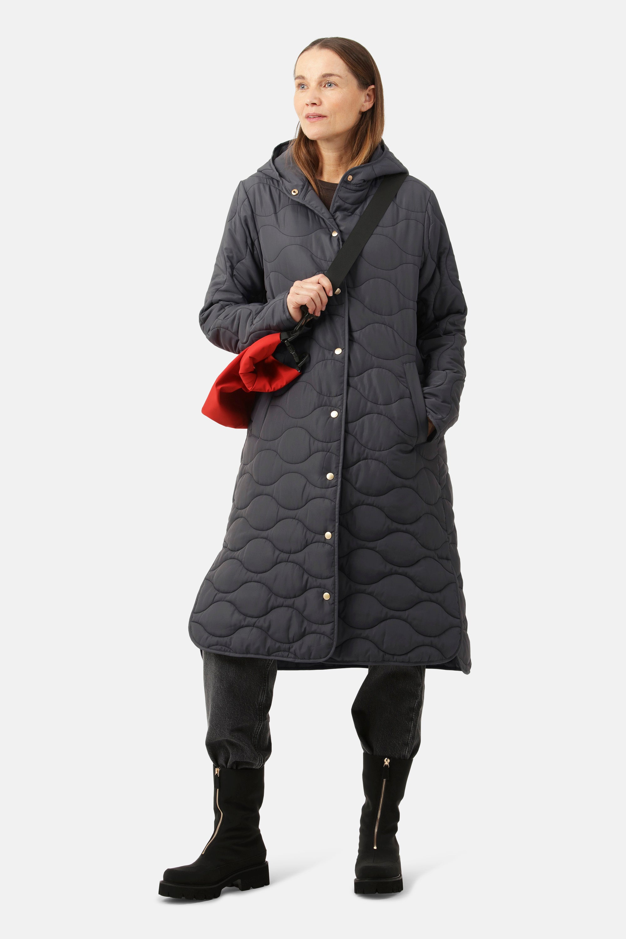 Ilse Jacobsen Hornbæk Outerwear Quilt Coat Coat 038 Asphalt